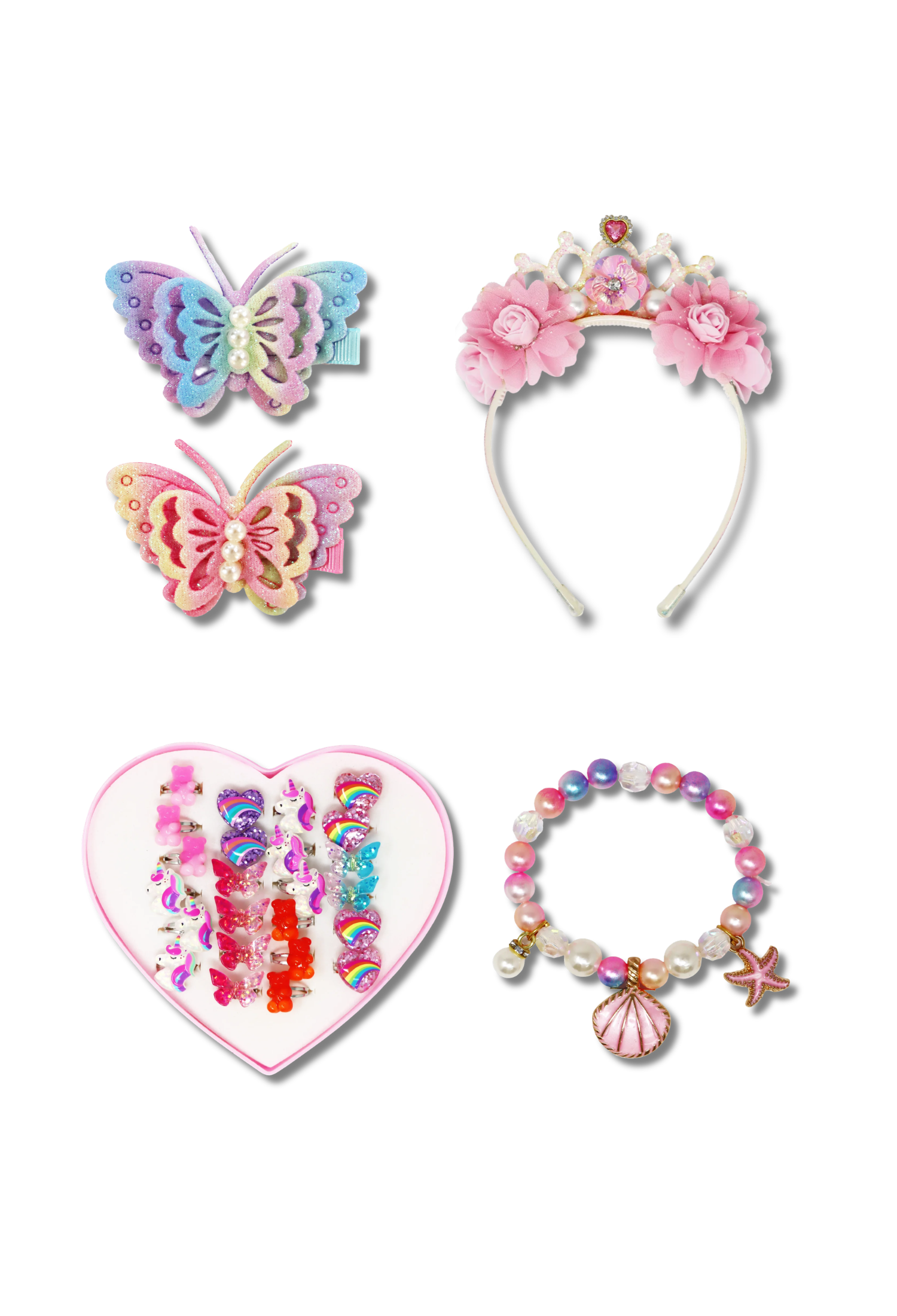 Hair Accessories - Pink Poppy